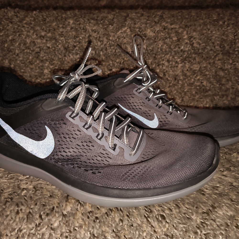 Nike Charcoal and Grey Running Shoes
